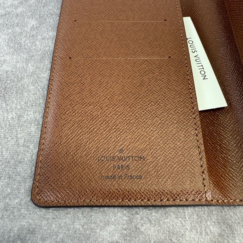 Louis Vuitton Monogram Canvas Card Organizer Checkbook Wallet - Picture 11 of 13